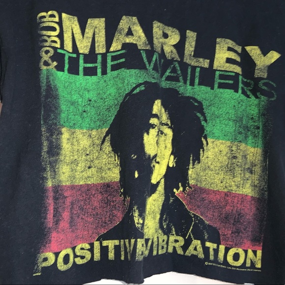 Bob 🚫SOLD🚫 Marley & the Wailers Cropped Tee - Picture 3 of 5